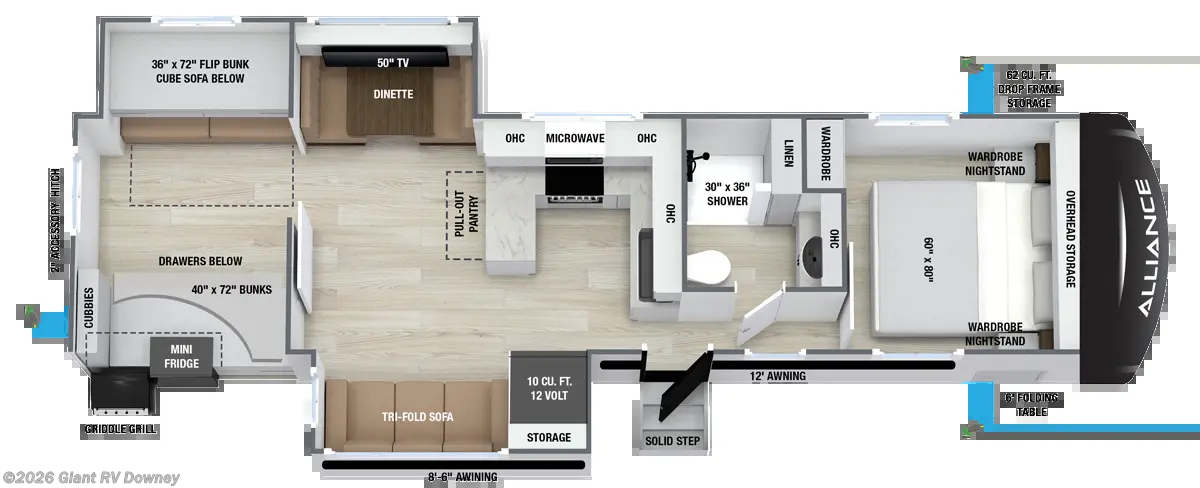 2027 Alliance RV Delta 321BH - New Travel Trailer For Sale by Giant RV in Downey, California