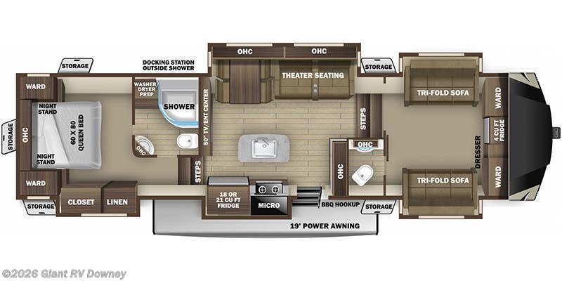 2021 Highland Ridge Open Range OF376FBH - Used Fifth Wheel For Sale by Giant RV in Downey, California