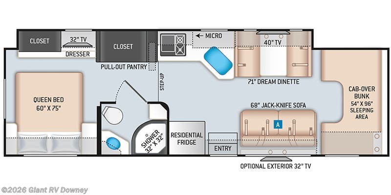 2020 Thor Motor Coach Four Winds 31W - Used Class C For Sale by Giant RV in Downey, California