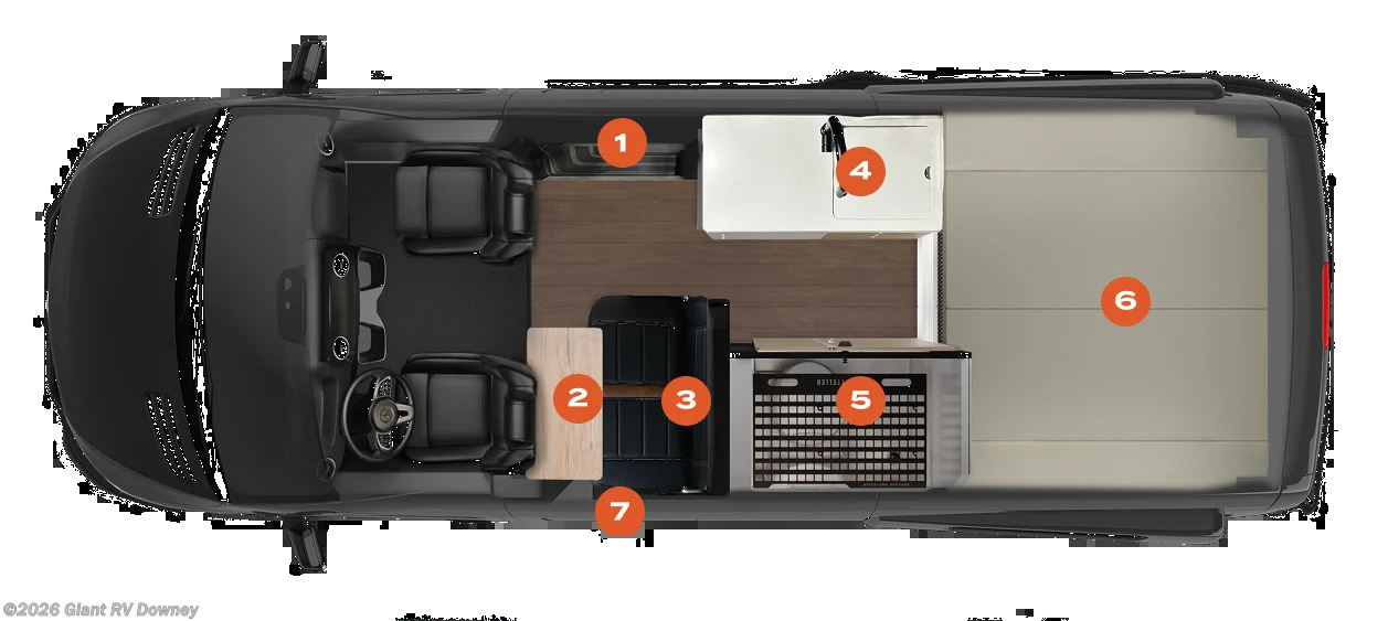 2027 Storyteller Overland Dark MODE XO - New Class B For Sale by Giant RV in Downey, California