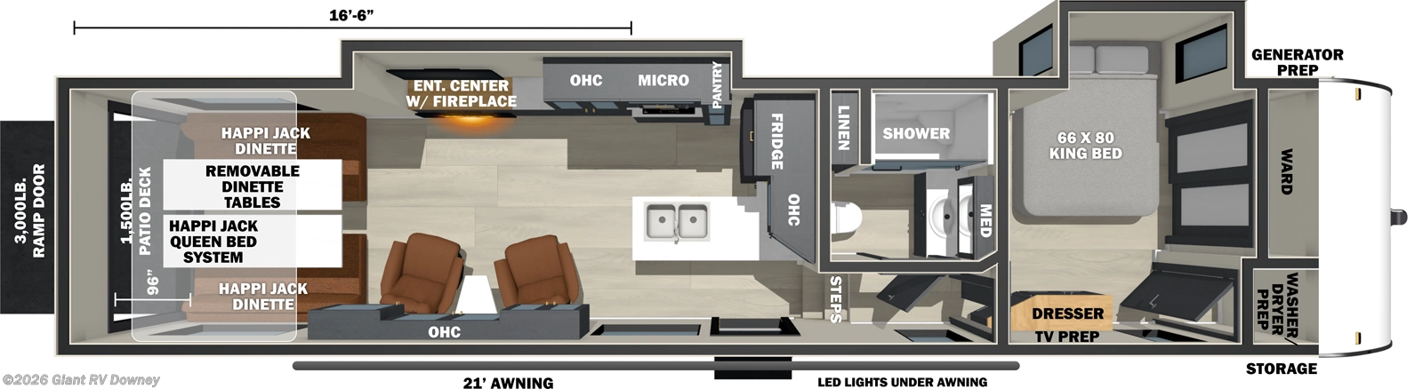 2027 Stealth 3217GX by Forest River from Giant RV in Downey, California