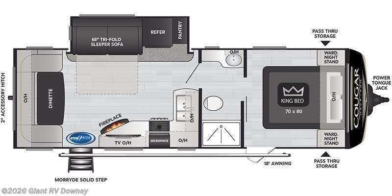 2021 Keystone Cougar Half-Ton West 25RDSWE - Used Travel Trailer For Sale by Giant RV in Downey, California