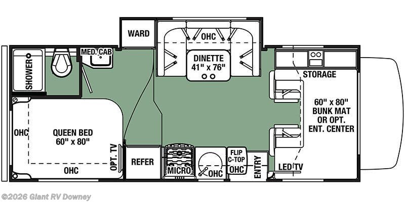 2018 Forest River Forester 2421MS - Used Class C For Sale by Giant RV in Downey, California