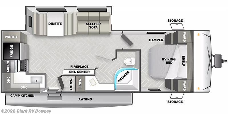 2024 Forest River EVO Southwest T2500 - Used Travel Trailer For Sale by Giant RV in Downey, California
