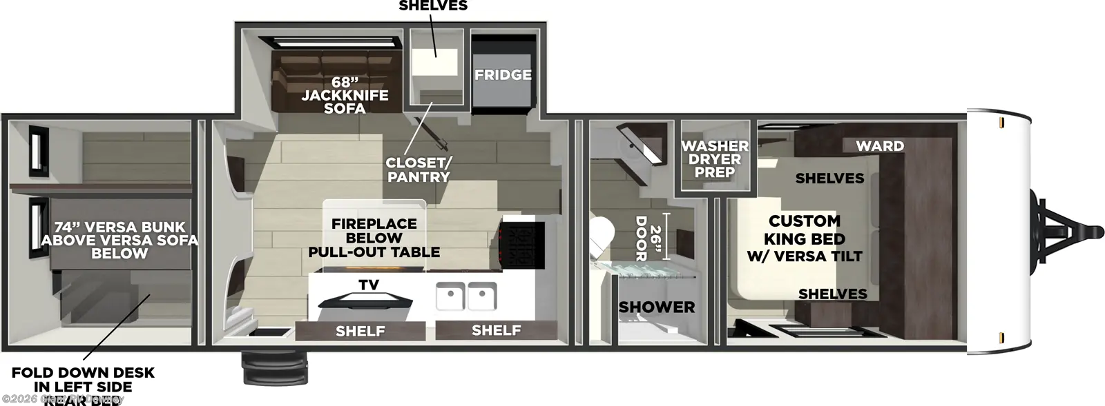 2026 Forest River Wildwood 300ICE - Used Travel Trailer For Sale by Giant RV in Downey, California
