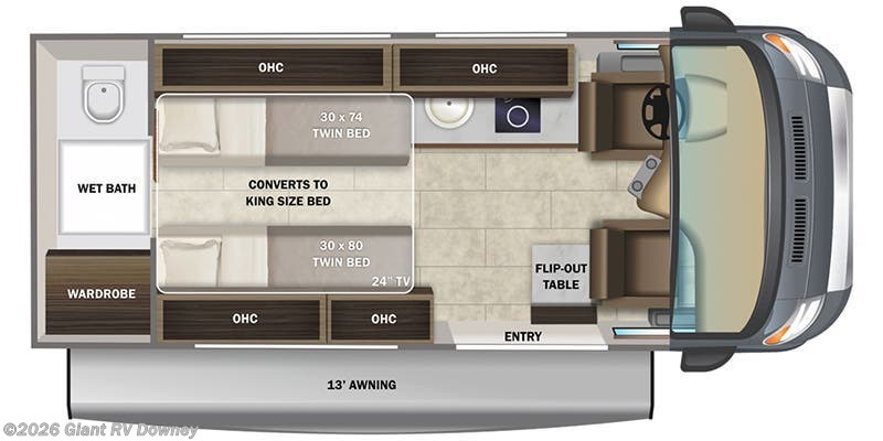 2023 Entegra Coach Ethos Li 20TL - Used Class B For Sale by Giant RV in Downey, California