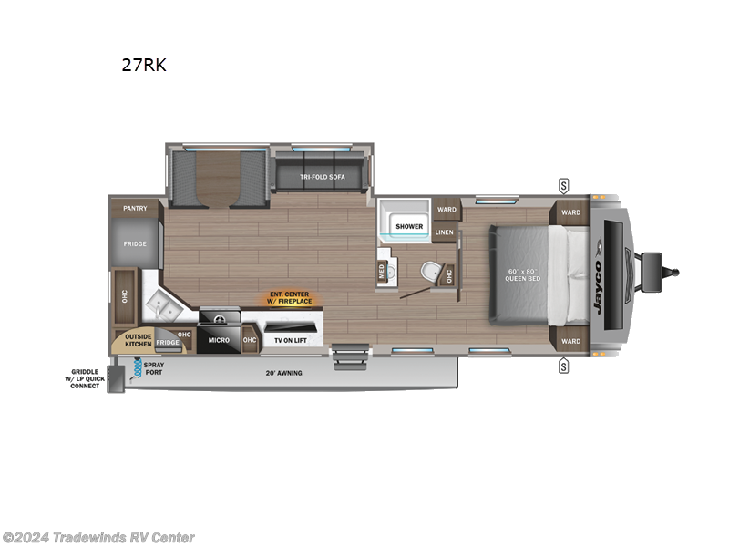 2024 Jayco White Hawk 27RK RV for Sale in Clio, MI 48420 16621