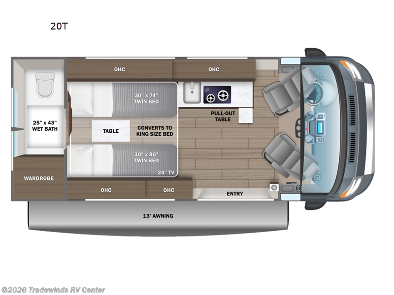 2026 Jayco Swift 20T - New Class B For Sale by Tradewinds RV Center in Clio, Michigan