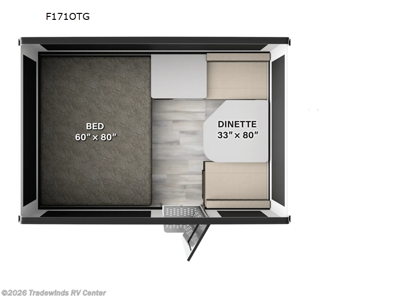 2026 Forest River Flagstaff OTG 171OTG - New Popup For Sale by Tradewinds RV Center in Clio, Michigan features Slideout