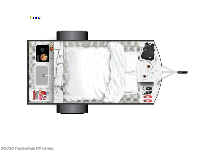 2026 inTech Luna Base - New Travel Trailer For Sale by Tradewinds RV Center in Clio, Michigan