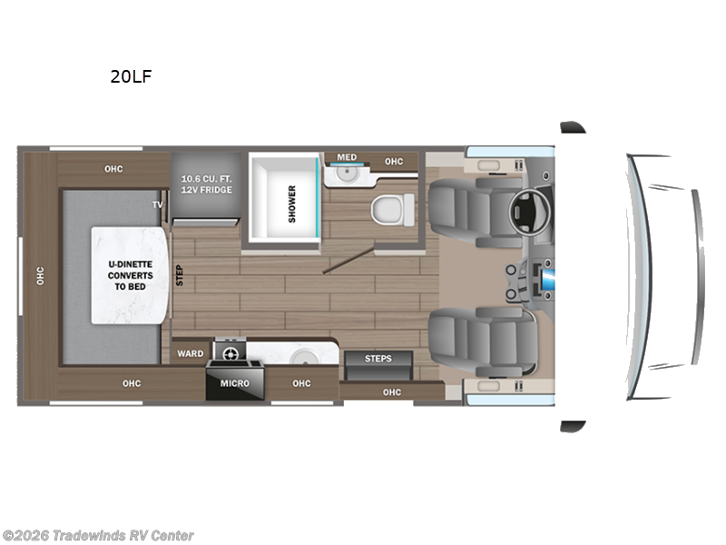 2026 Jayco Redhawk SE 20LF - New Class C For Sale by Tradewinds RV Center in Clio, Michigan