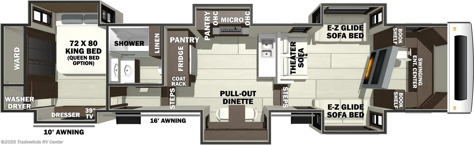 2026 RiverStone 425FO by Forest River from Tradewinds RV Center in Clio, Michigan