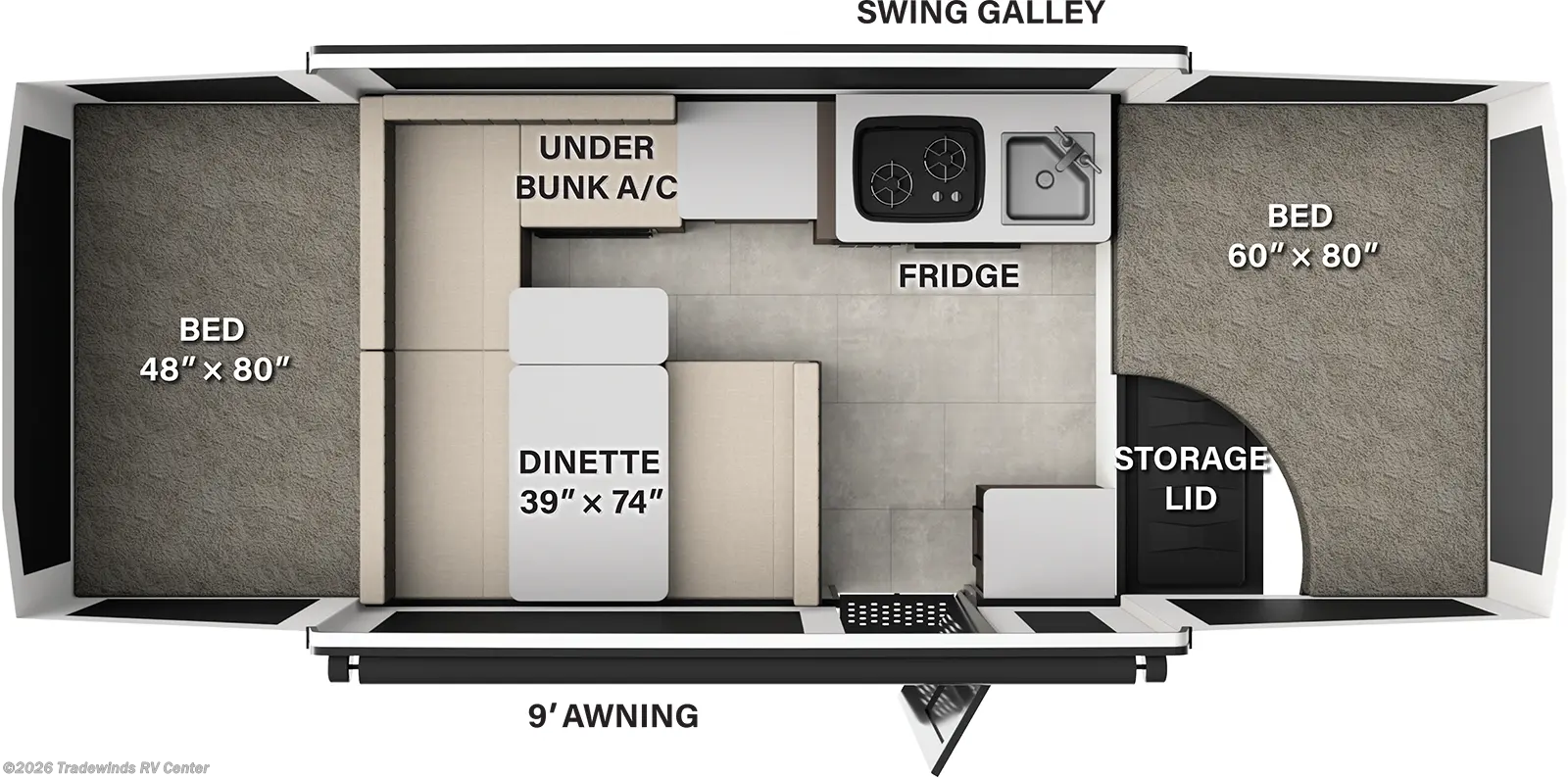 2026 Forest River Flagstaff Tent 192MT - New Popup For Sale by Tradewinds RV Center in Clio, Michigan