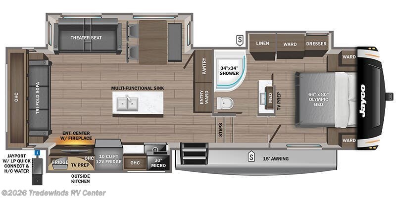 2026 Jayco Eagle HT 28CRT - New Fifth Wheel For Sale by Tradewinds RV Center in Clio, Michigan