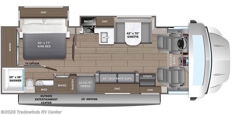 2024 Jayco Greyhawk XL 32U - New Class C For Sale by Tradewinds RV Center in Clio, Michigan