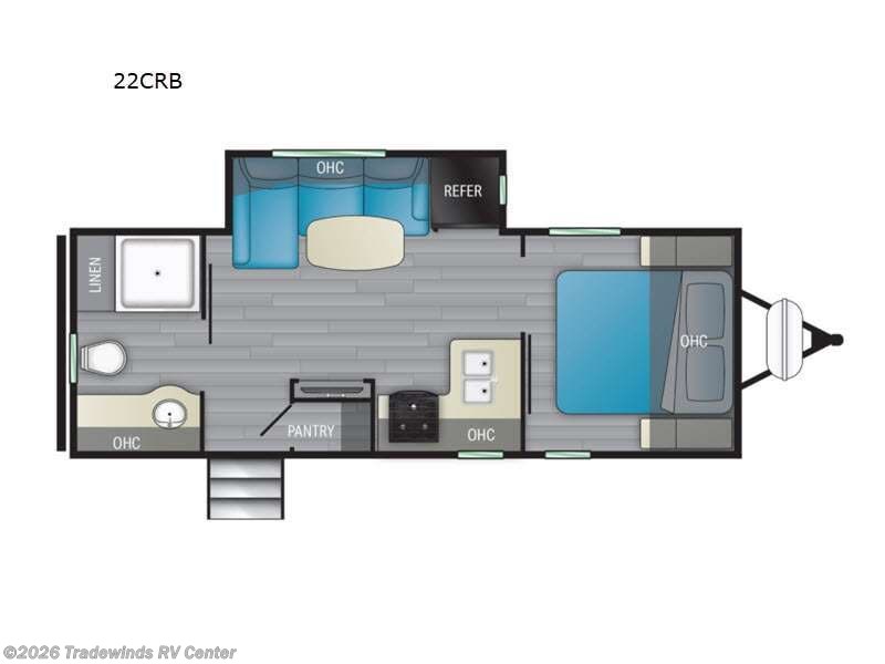 2022 North Trail Ultra-Lite NT 22CRB by Heartland from Tradewinds RV Center in Clio, Michigan