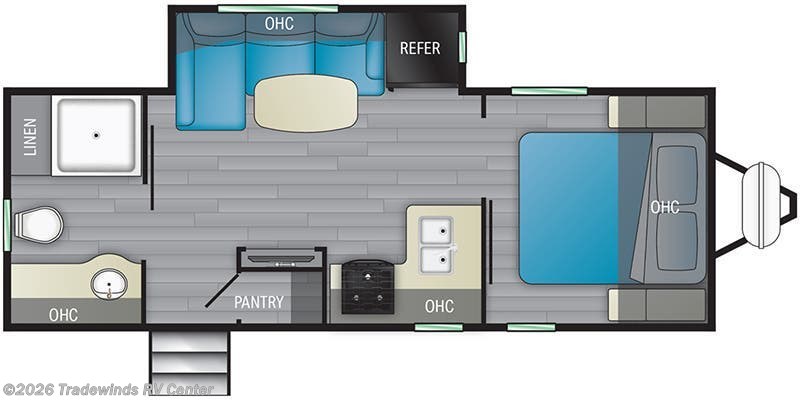 2022 Heartland North Trail Ultra-Lite NT 22CRB - New Travel Trailer For Sale by Tradewinds RV Center in Clio, Michigan
