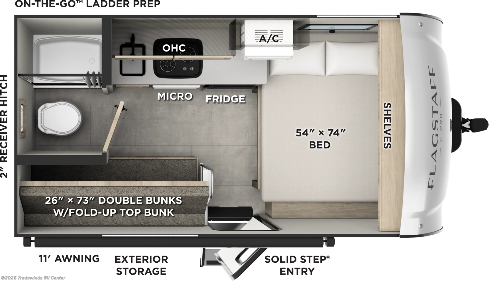 New 2026 Forest River Flagstaff E-Pro E13LE available in Clio, Michigan