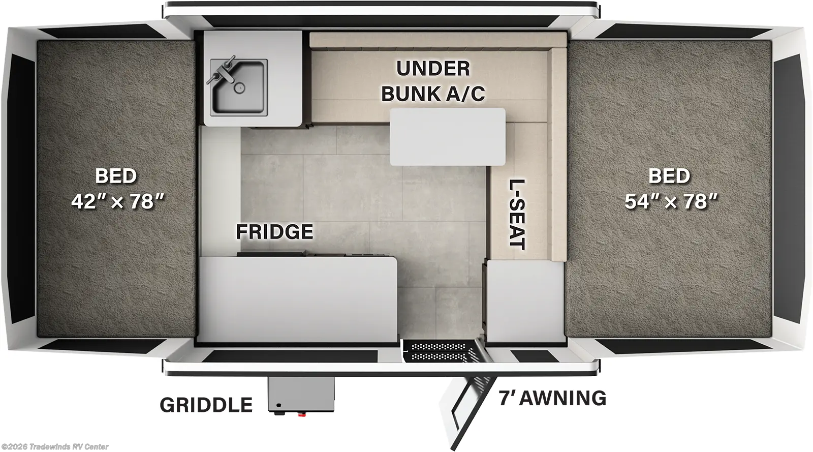 2026 Forest River Flagstaff Tent 164MT - New Popup For Sale by Tradewinds RV Center in Clio, Michigan