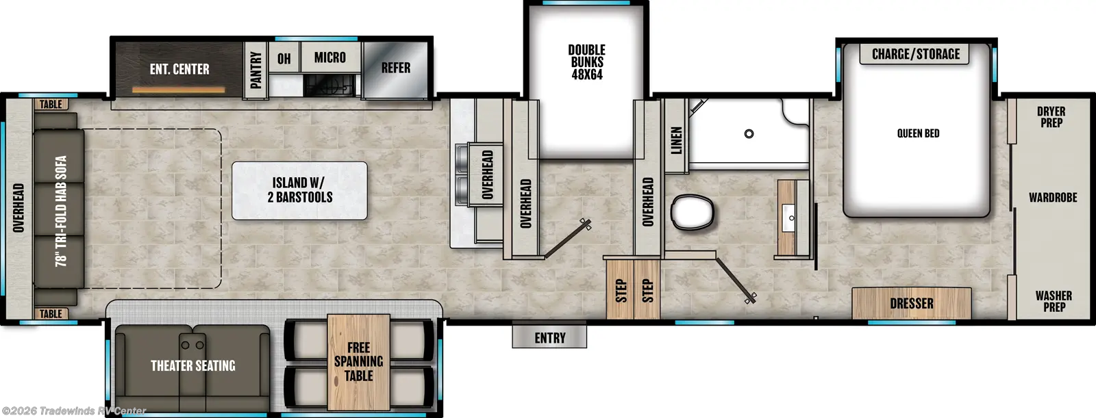 2027 Coachmen Chaparral 360IBL - New Fifth Wheel For Sale by Tradewinds RV Center in Clio, Michigan