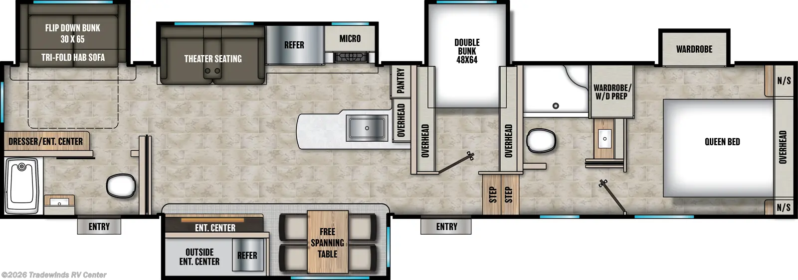 2027 Coachmen Chaparral 373MBRB - New Fifth Wheel For Sale by Tradewinds RV Center in Clio, Michigan