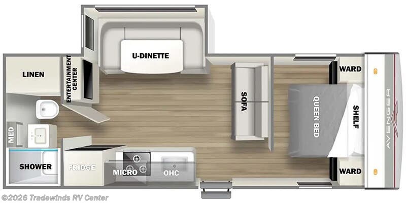 2024 Prime Time Avenger LE 21RBSLE - Used Travel Trailer For Sale by Tradewinds RV Center in Clio, Michigan