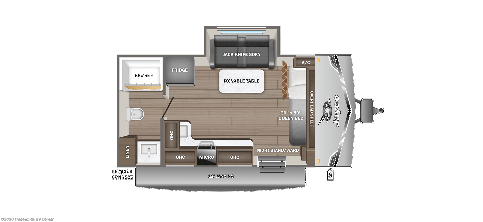 2026 Jayco Jay Flight SLX 160LK - New Travel Trailer For Sale by Tradewinds RV Center in Clio, Michigan