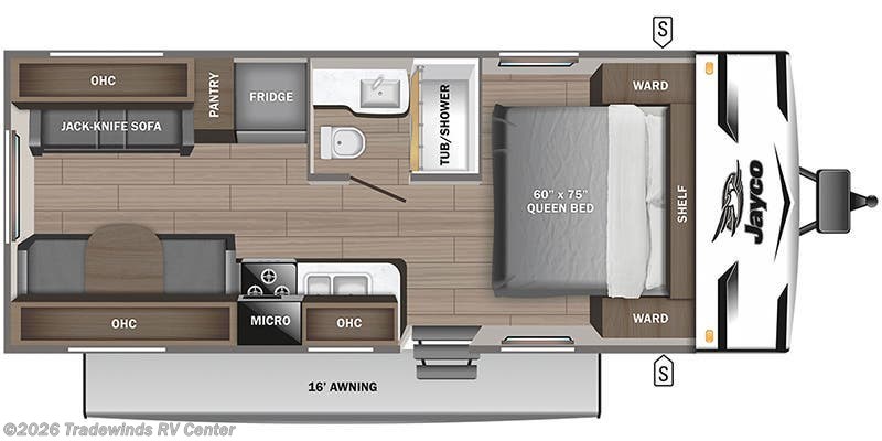2024 Jayco Jay Flight SLX 210QB - Used Travel Trailer For Sale by Tradewinds RV Center in Clio, Michigan