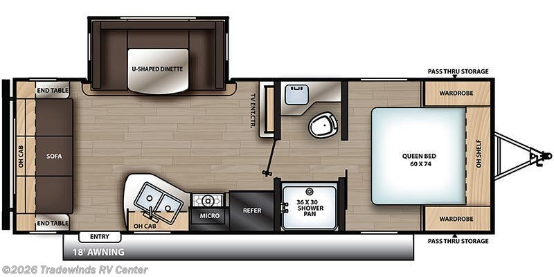 2023 Coachmen Catalina Summit Series 8 231MKS - New Travel Trailer For Sale by Tradewinds RV Center in Clio, Michigan