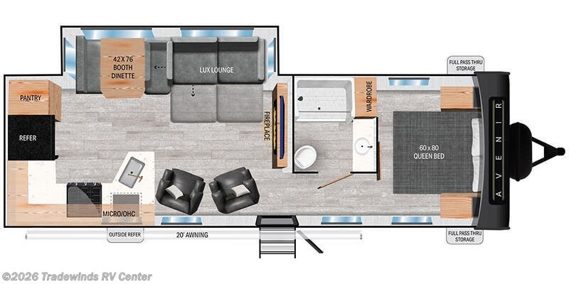 2025 Cruiser RV Avenir A-29RK - New Travel Trailer For Sale by Tradewinds RV Center in Clio, Michigan