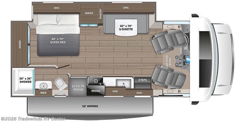 2027 Jayco Redhawk 24B - New Class C For Sale by Tradewinds RV Center in Clio, Michigan