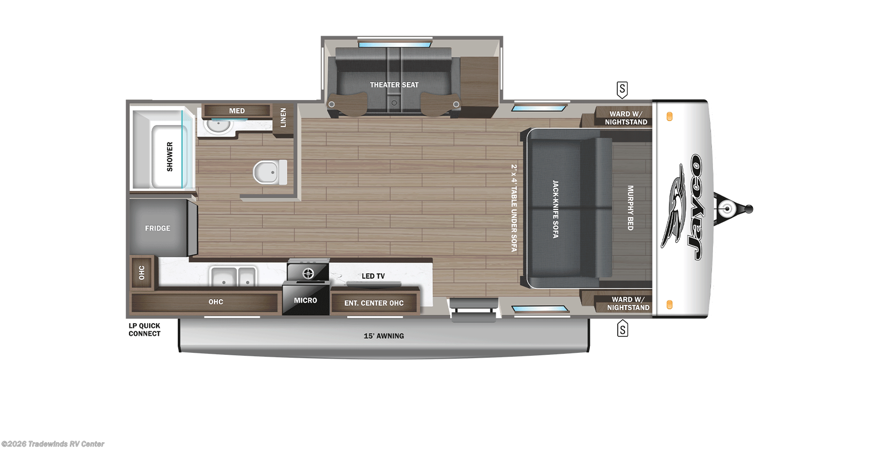 2027 Jay Feather 19MRK by Jayco from Tradewinds RV Center in Clio, Michigan