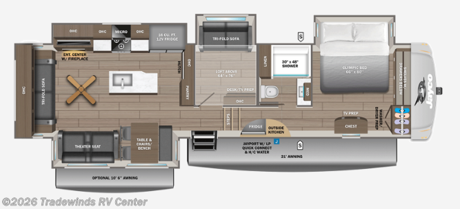 2027 Jayco Eagle 355MBQS - New Fifth Wheel For Sale by Tradewinds RV Center in Clio, Michigan