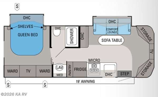 2013 Jayco Melbourne 26A - Used Class C For Sale by KA RV in Desert Hot Springs, California features Slideout