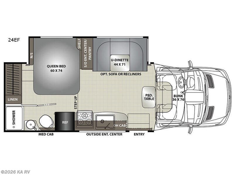 2018 Coachmen Prism Elite 24EF - Used Class C For Sale by KA RV in Desert Hot Springs, California features Slideout