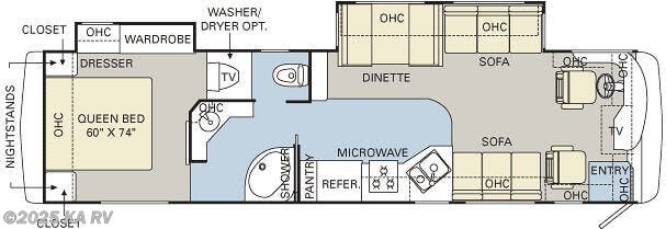 2007 Monaco RV Cayman 37PBD - Used Class A For Sale by KA RV in Desert Hot Springs, California features Slideout