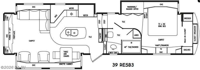 2015 DRV Elite Suites 39 RESB3 - Used Fifth Wheel For Sale by KA RV in Desert Hot Springs, California features Slideout
