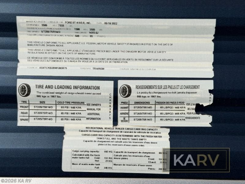 2022 Cherokee Grey Wolf 26BRB by Forest River from KA RV in Desert Hot Springs, California