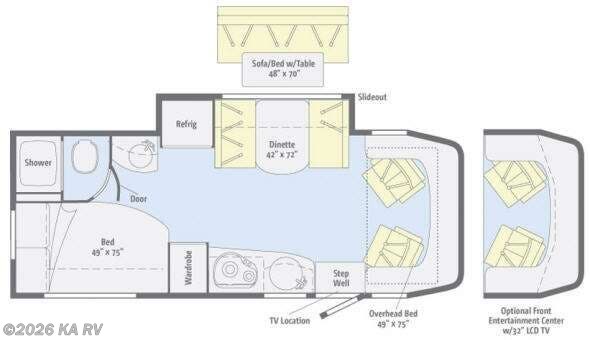2011 Itasca Navion 24J - Used Class C For Sale by KA RV in Desert Hot Springs, California features Slideout