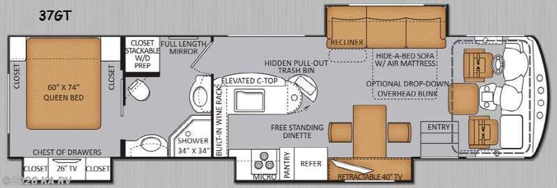 2014 Thor Motor Coach Challenger 37GT - Used Class A For Sale by KA RV in Desert Hot Springs, California features Slideout