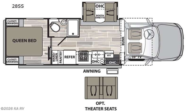 2021 Dynamax Corp Isata 5 28SS - Used Super C For Sale by KA RV in Desert Hot Springs, California features Slideout
