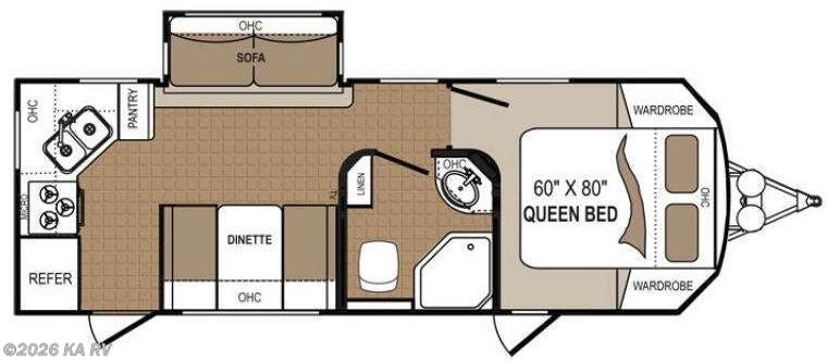 2011 Dutchmen Komfort 2410RK - Used Travel Trailer For Sale by KA RV in Desert Hot Springs, California features Slideout