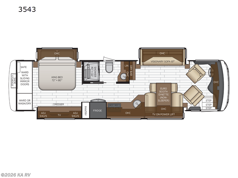 2022 Newmar New Aire 3543 - Used Class A For Sale by KA RV in Desert Hot Springs, California features Slideout