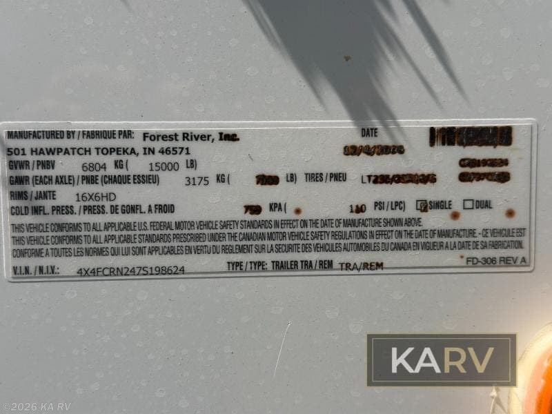2007 Cedar Creek 37 CKQS by Forest River from KA RV in Desert Hot Springs, California