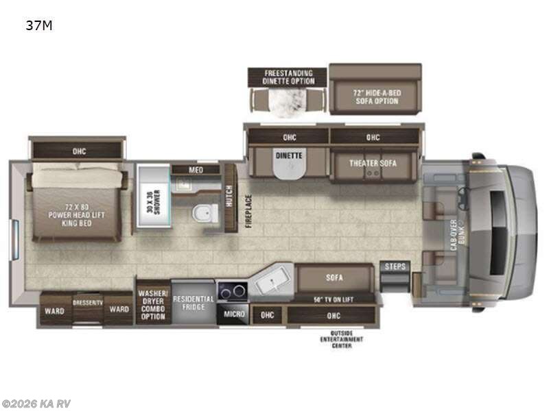 2022 Entegra Coach Accolade XL 37M - Used Super C For Sale by KA RV in Desert Hot Springs, California features Slideout