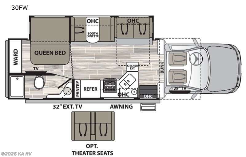 2021 Dynamax Corp Isata 5 30FW - Used Super C For Sale by KA RV in Desert Hot Springs, California features Slideout