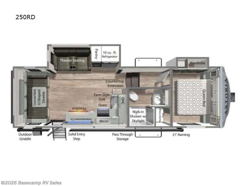 2024 Dutchmen Astoria 250RD - Used Fifth Wheel For Sale by Basecamp RV Sales in Rocklin, California features Slideout