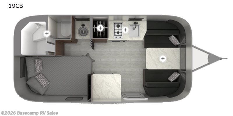 2020 Airstream Caravel 19CB - Used Travel Trailer For Sale by Basecamp RV Sales in Rocklin, California