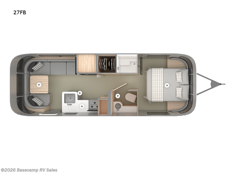 2022 Airstream Globetrotter 27FB - Used Travel Trailer For Sale by Basecamp RV Sales in Rocklin, California