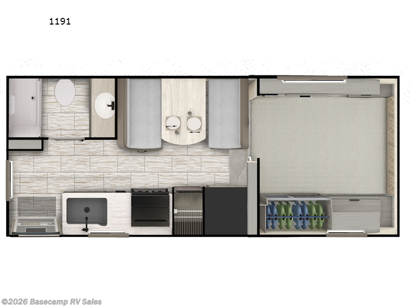 2026 Lance Lance Truck Campers 1191 - New Truck Camper For Sale by Basecamp RV Sales in Rocklin, California